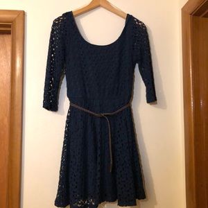 Navy Blue Dress